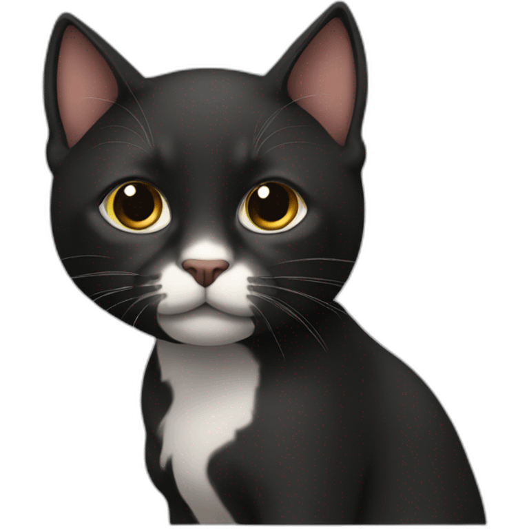 Gata negra emoji