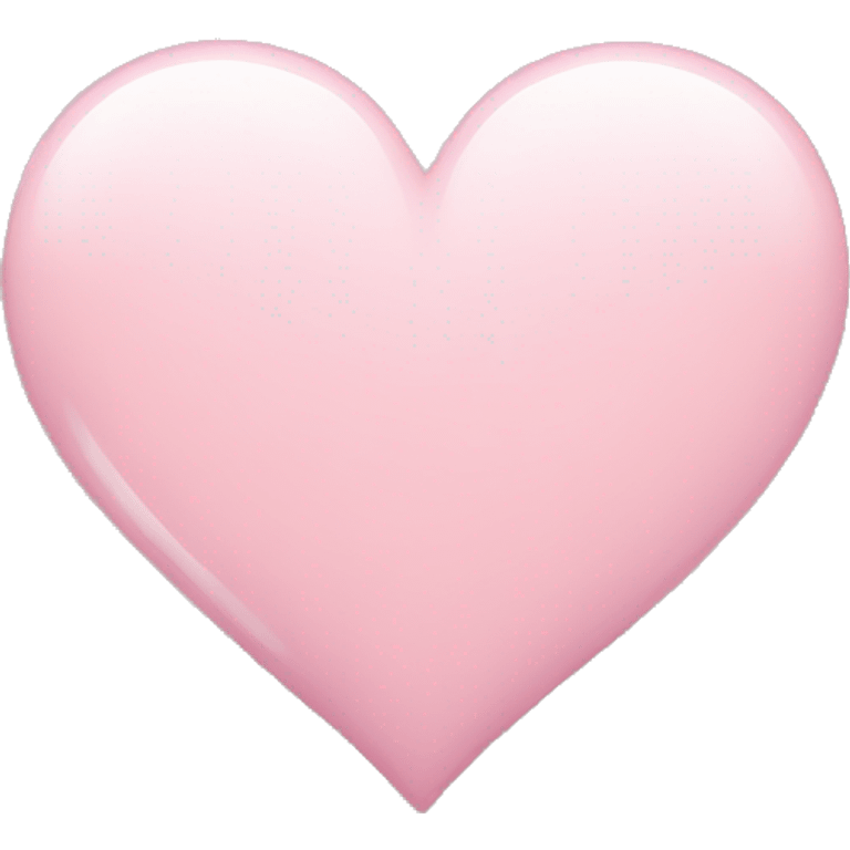 light pink heart emoji