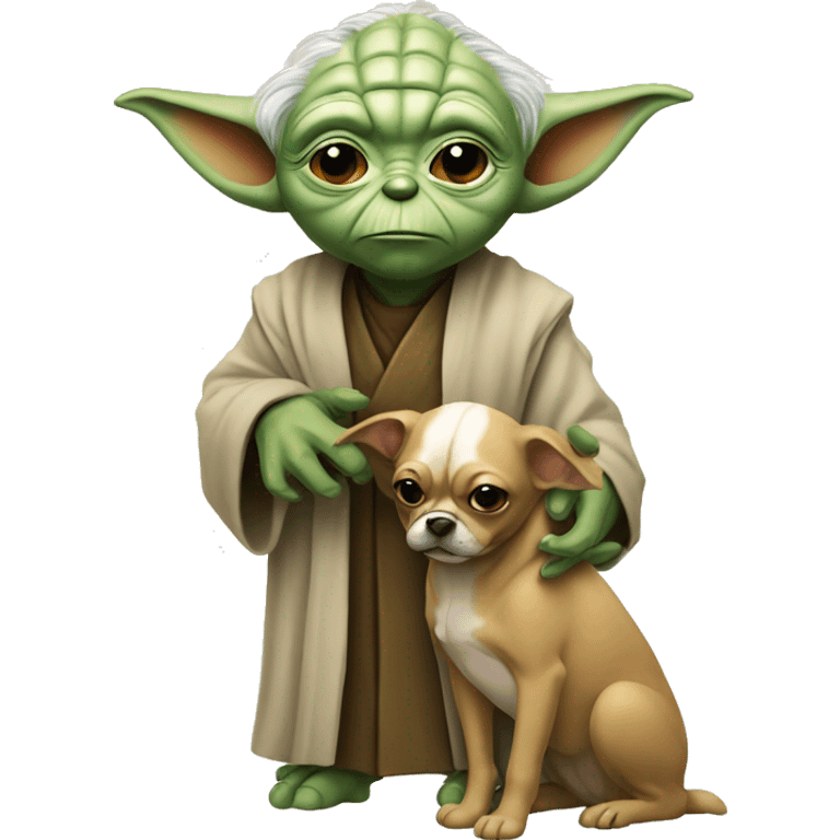 yoda with dog  emoji