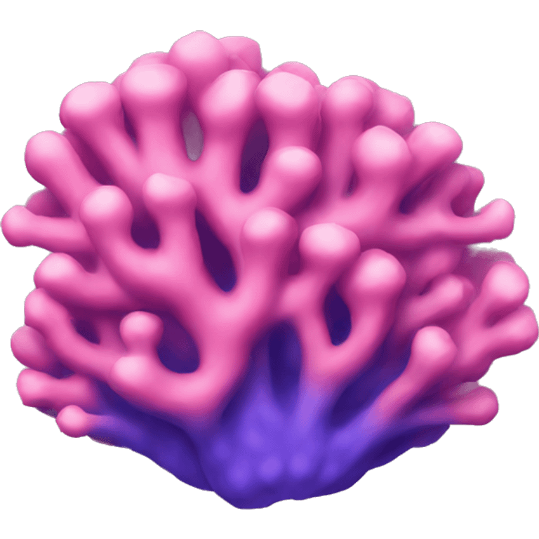 pink coral emoji