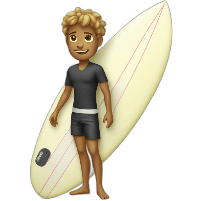 Cool surfer emoji