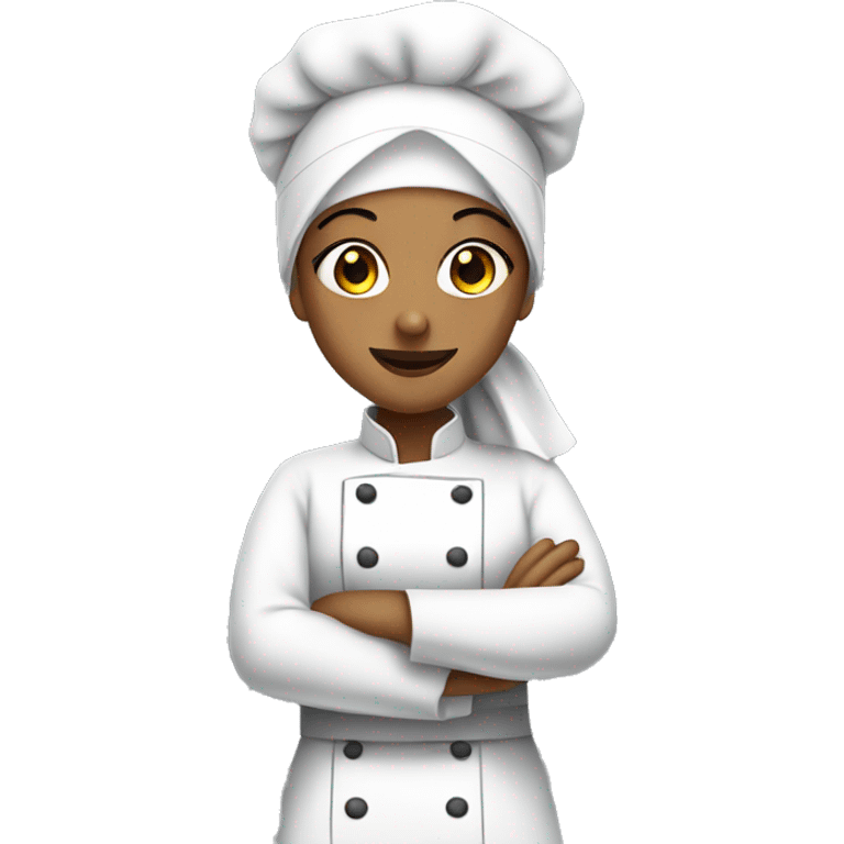 Hijabi chef funny emoji