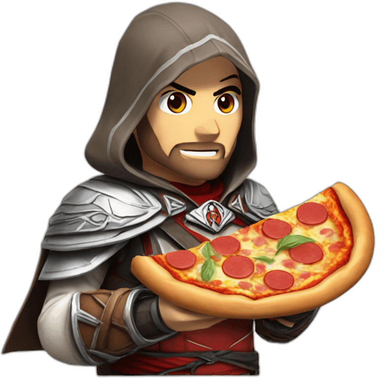 Ezio-auditore-eating-pizza emoji