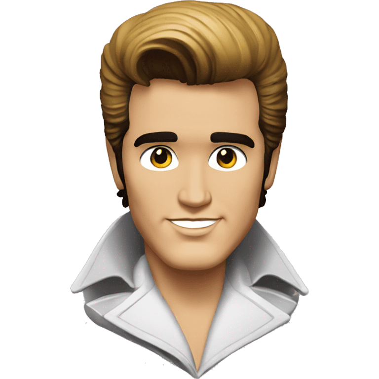 Elvis presley avec un vinyl de Elvis presley  emoji