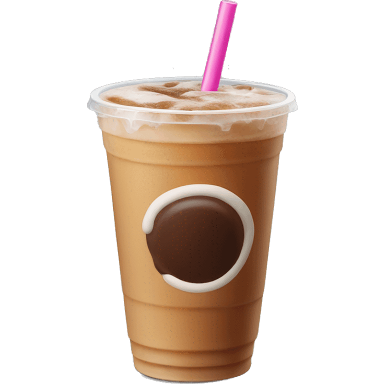 Dunkin’ Donuts iced coffee emoji