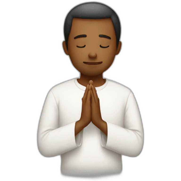 praying man emoji