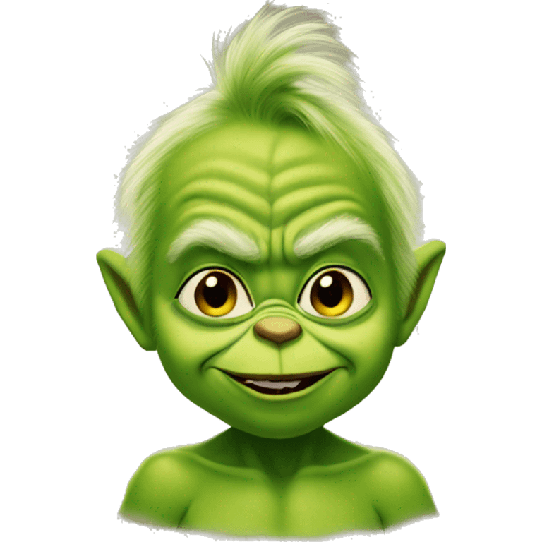 Baby grinch emoji