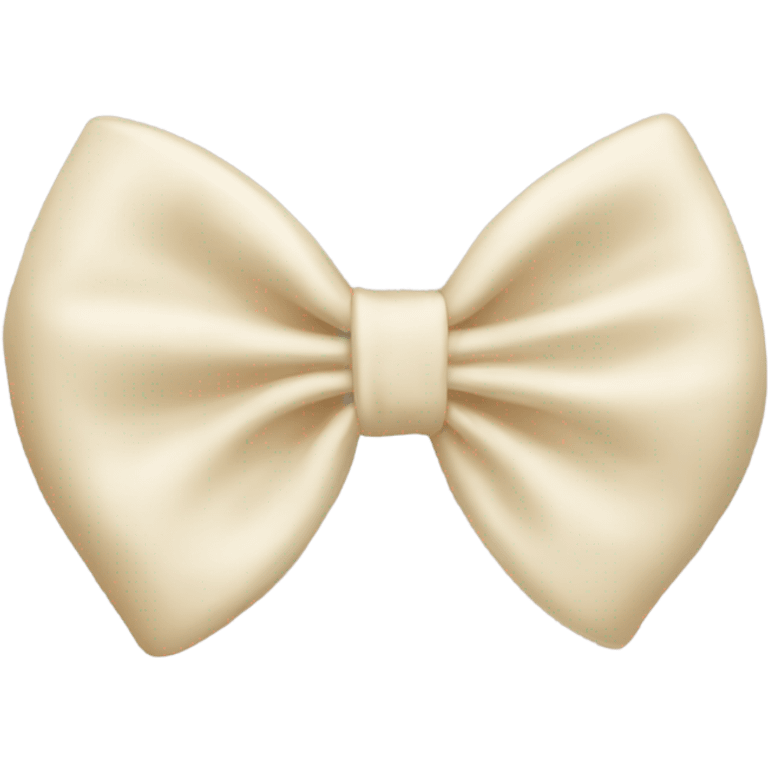 cream bow  emoji