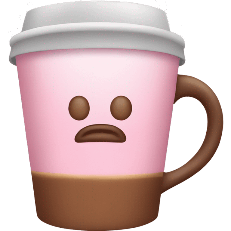 Light pink coffee emoji