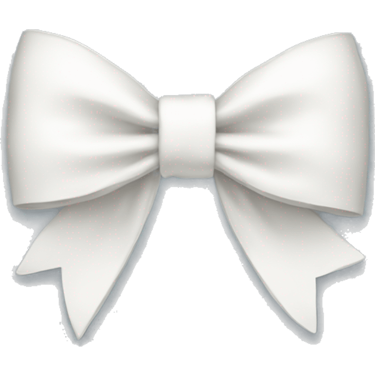 White bow emoji