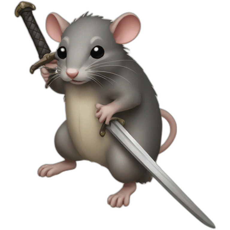 sword rat emoji