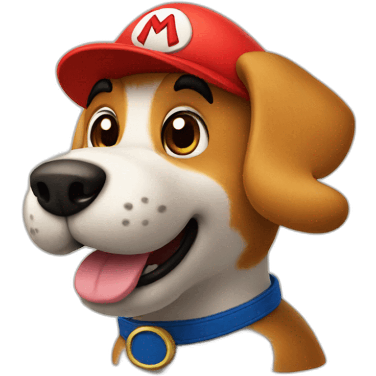 Mario dog emoji