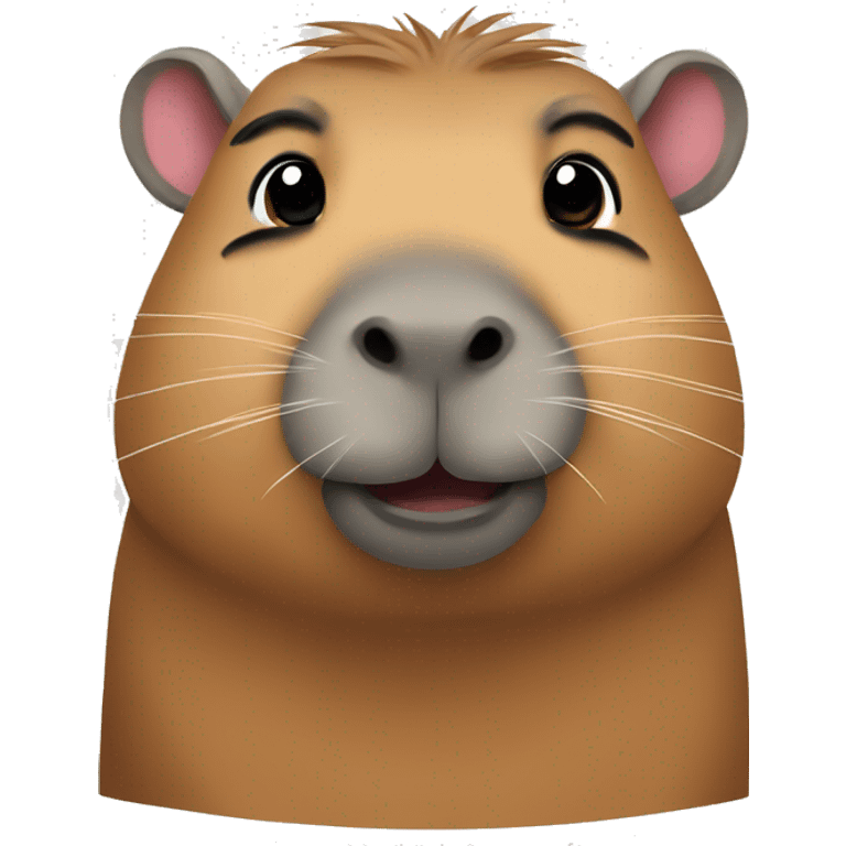 cute capybara emoji