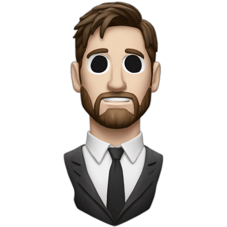 Messi-noir-moto emoji