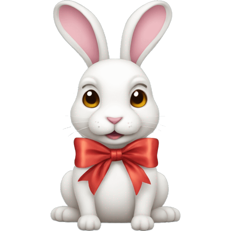 rabbit with ribbon emoji