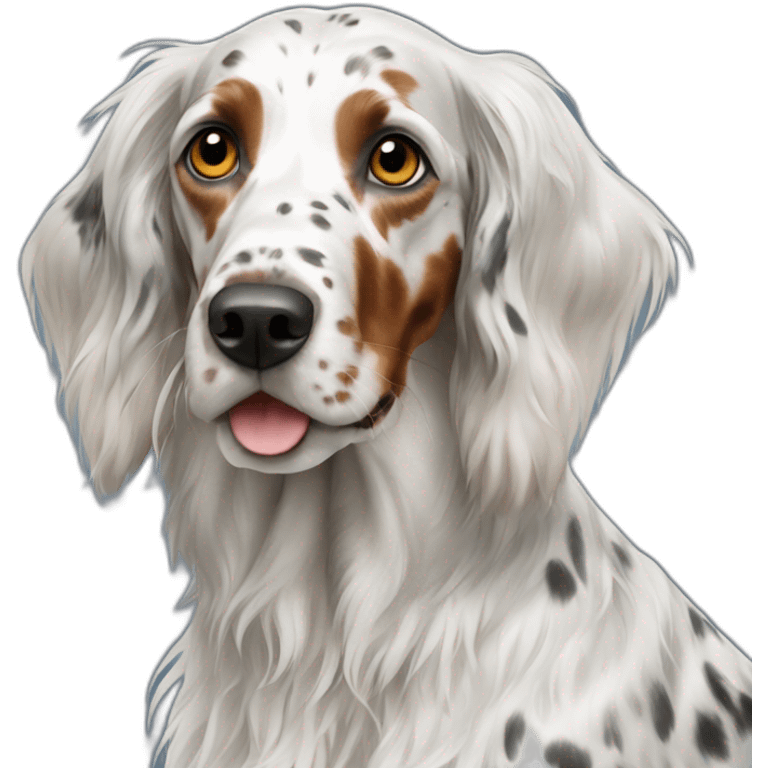 english-setter emoji