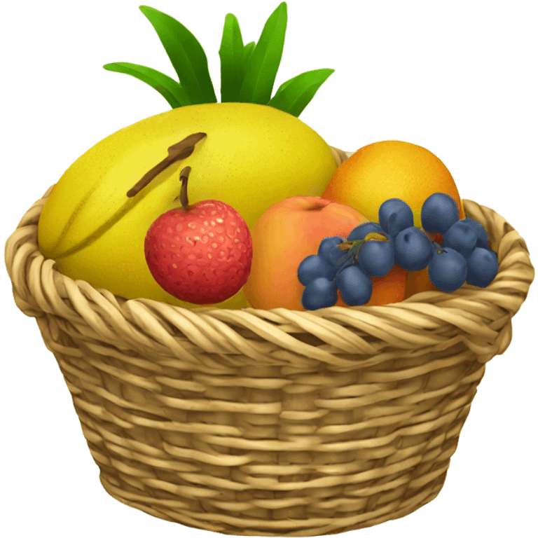 Fruit basket emoji