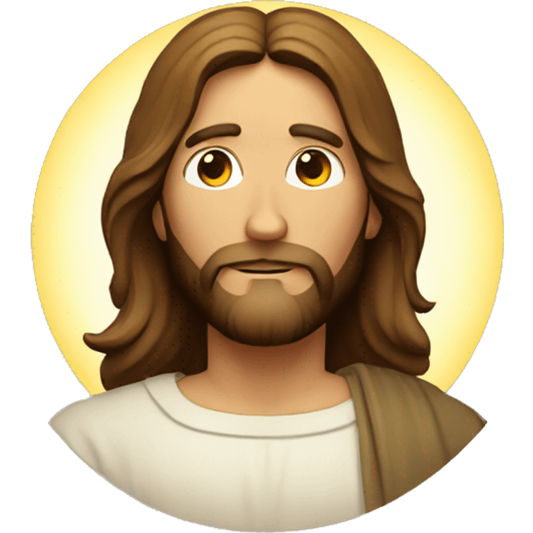 jesus christ with halo emoji