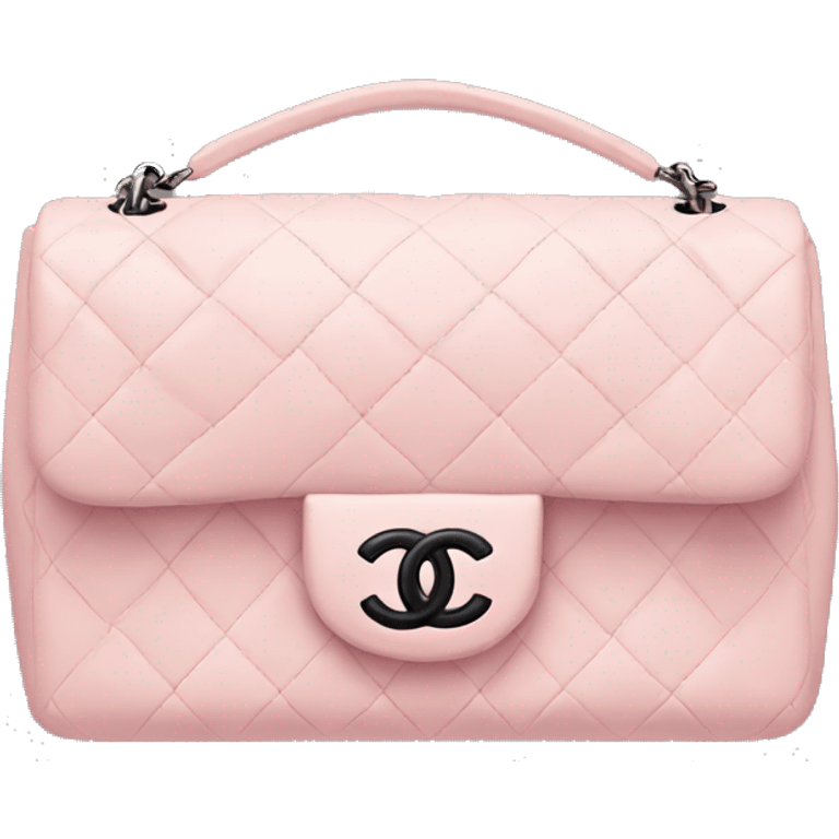 Light pink Chanel bag emoji