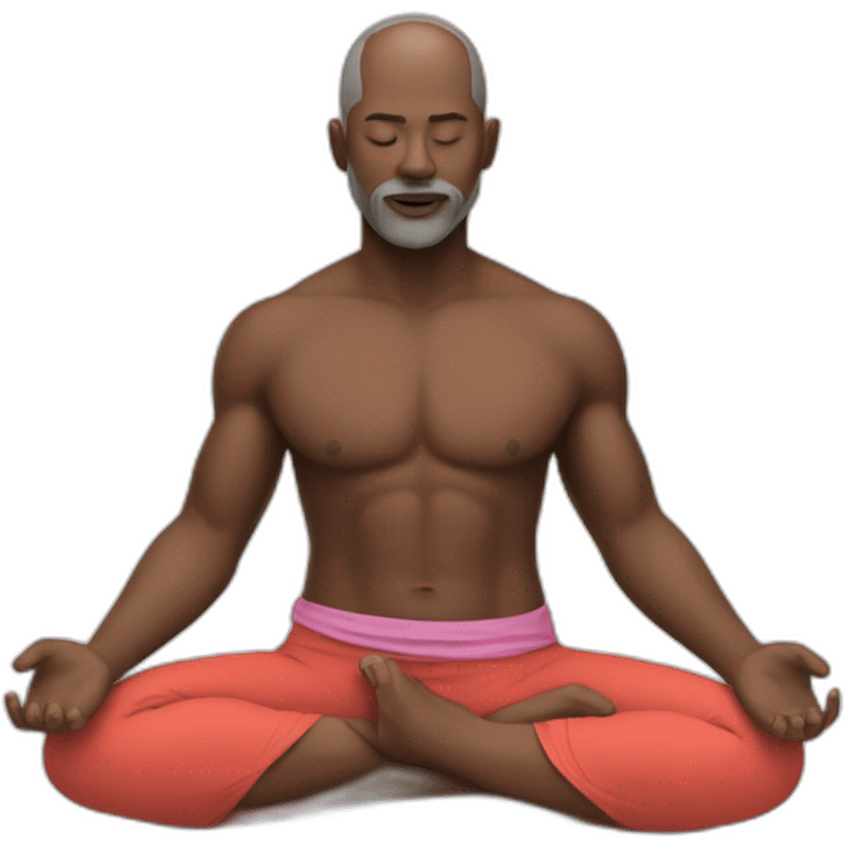 Yoga boit un coca emoji