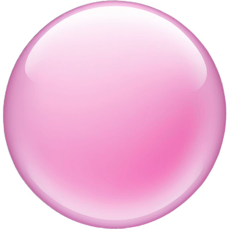 pink clear bubble  emoji