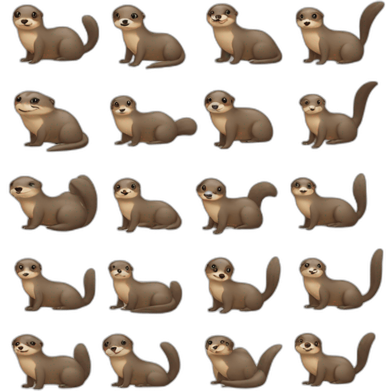 loutre sur chien emoji