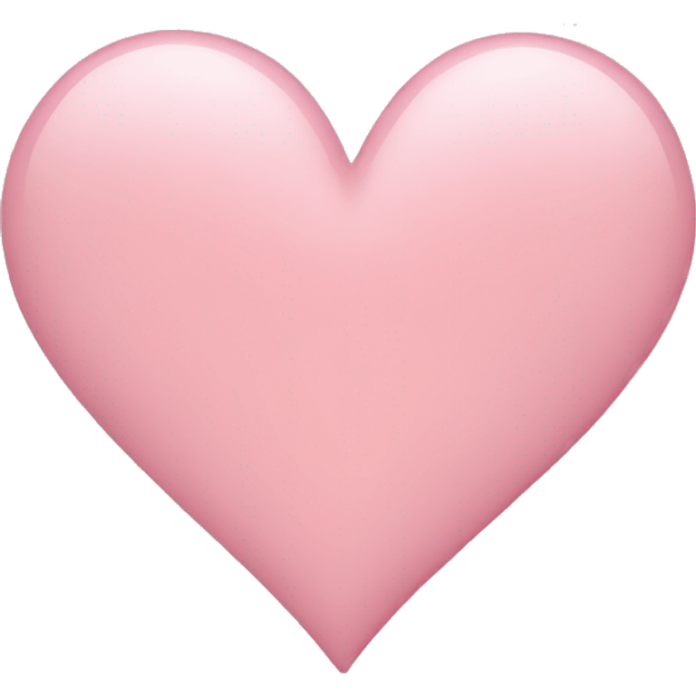 Light pink heart emoji