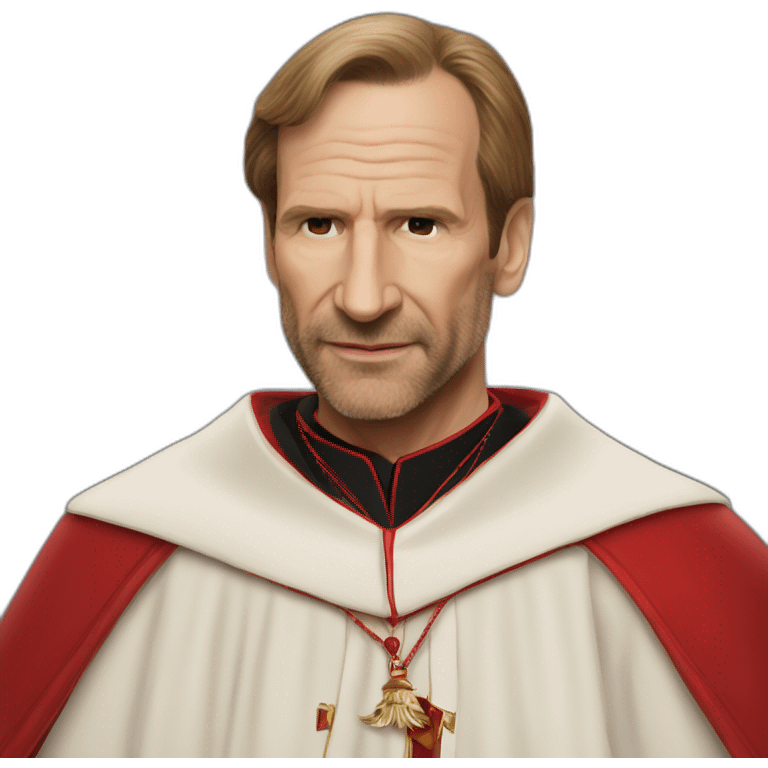 ralph fiennes cardinal emoji