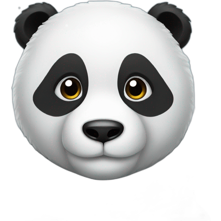 winter panda emoji