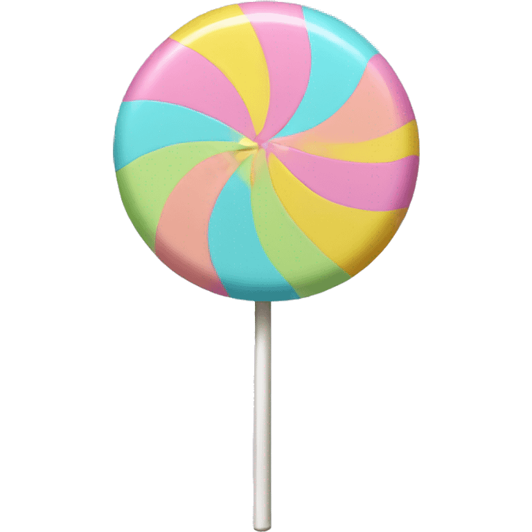 Pastel lollipop emoji