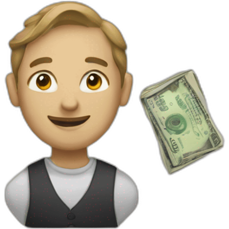 Waller whitout money emoji