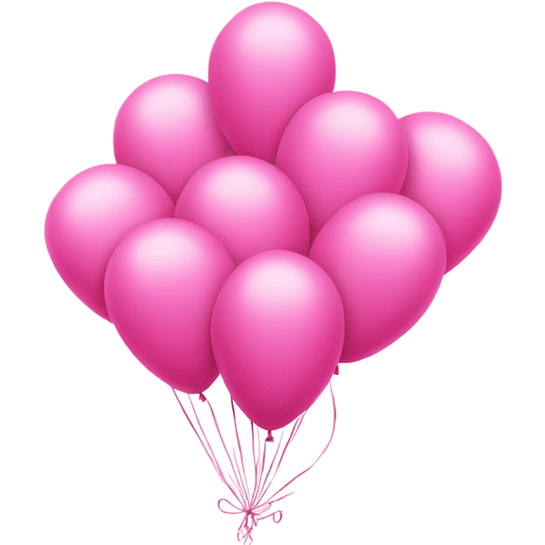 22 balloons anniversary pink  emoji