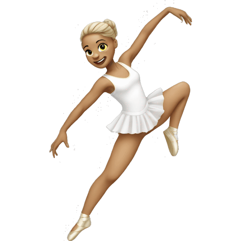 white dancer emoji