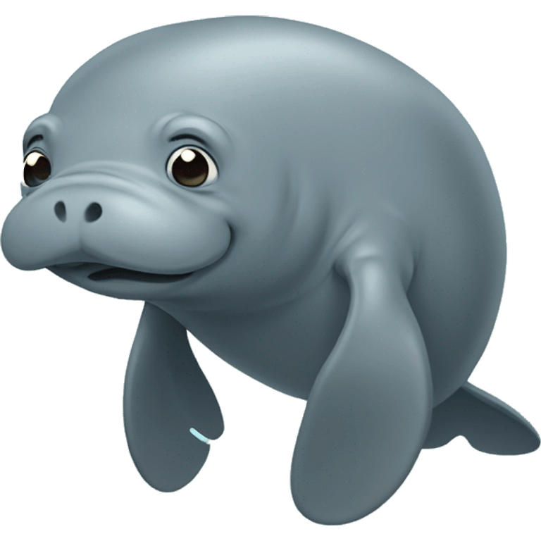 manatee at school emoji