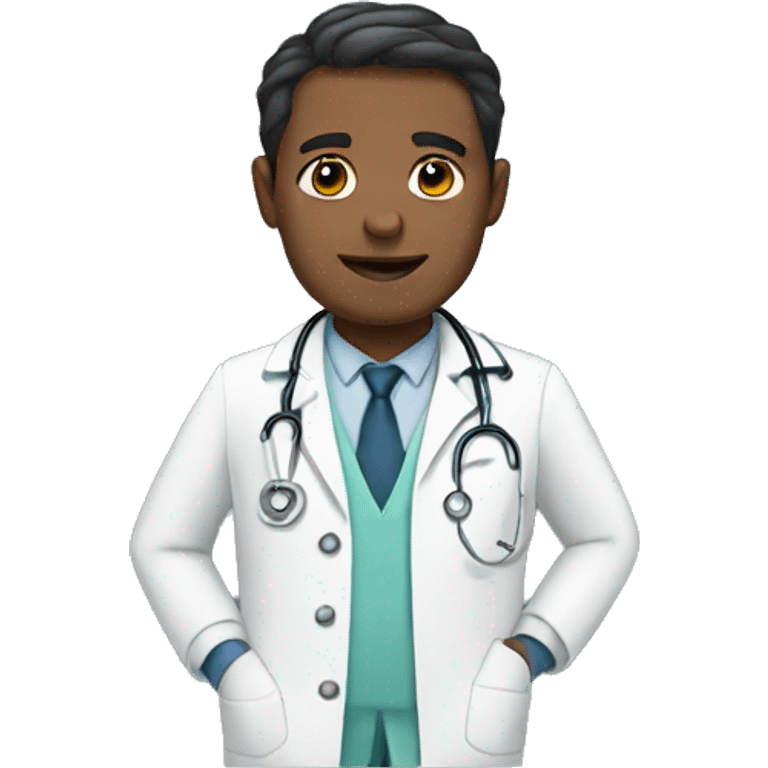 mixed man doctor emoji