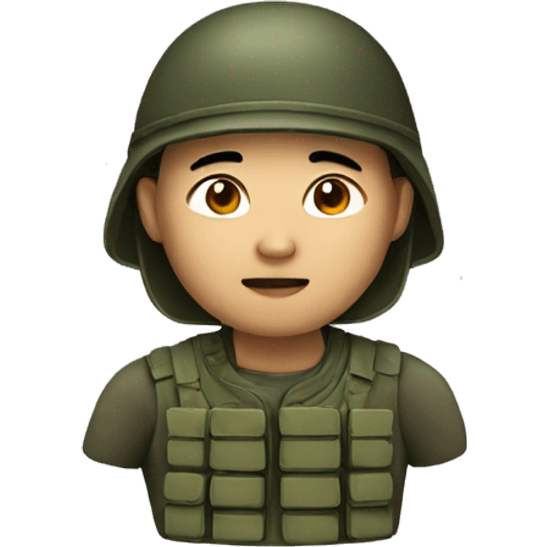 Chinese soldier emoji