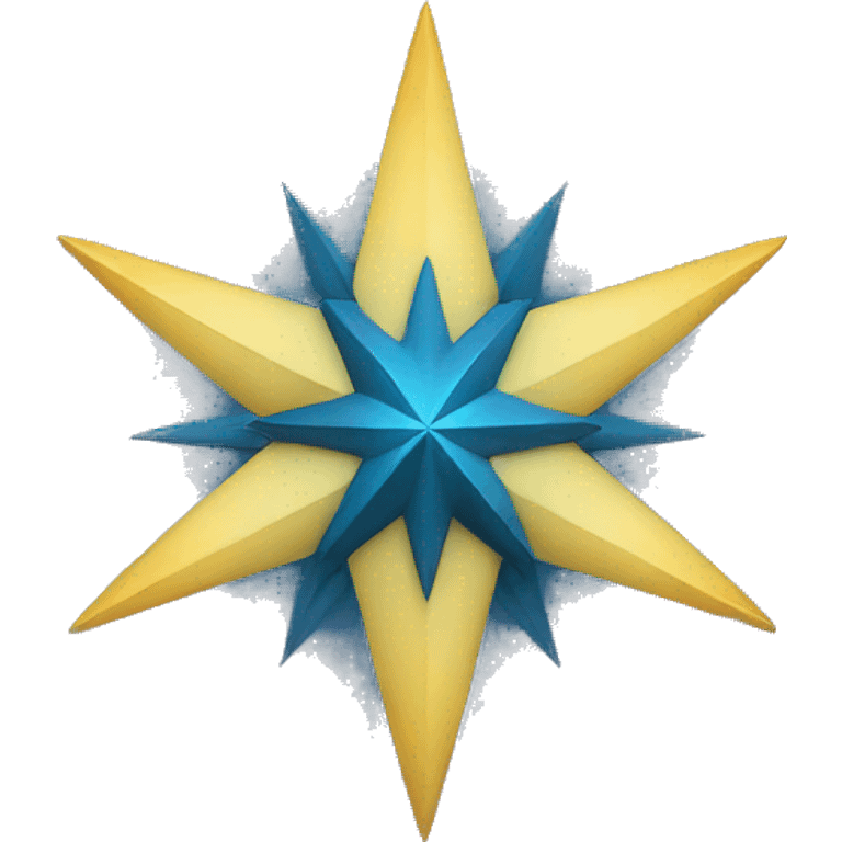 Nine sided star of baha'i emoji