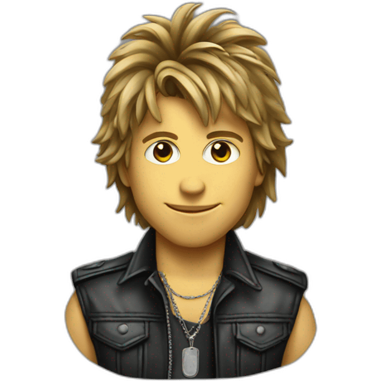 Young Bon jovi emoji