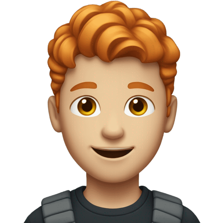 ginger american boy emoji