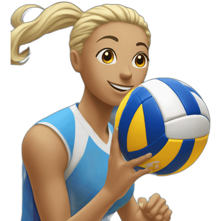 Volley ball player emoji