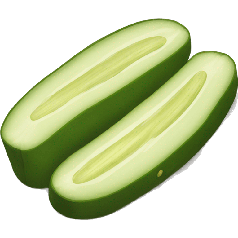 Single pickle slice emoji