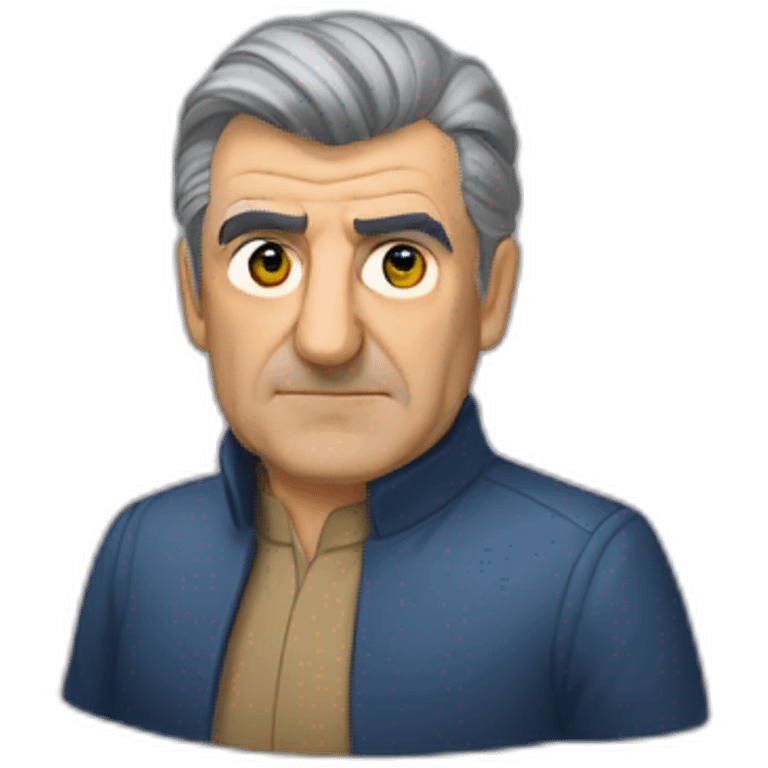 Jean Lassalle avec un gros nez emoji