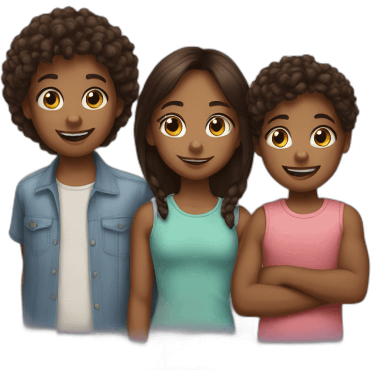 3 siblings emoji