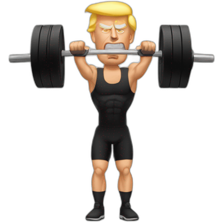 donald trump deadlift emoji