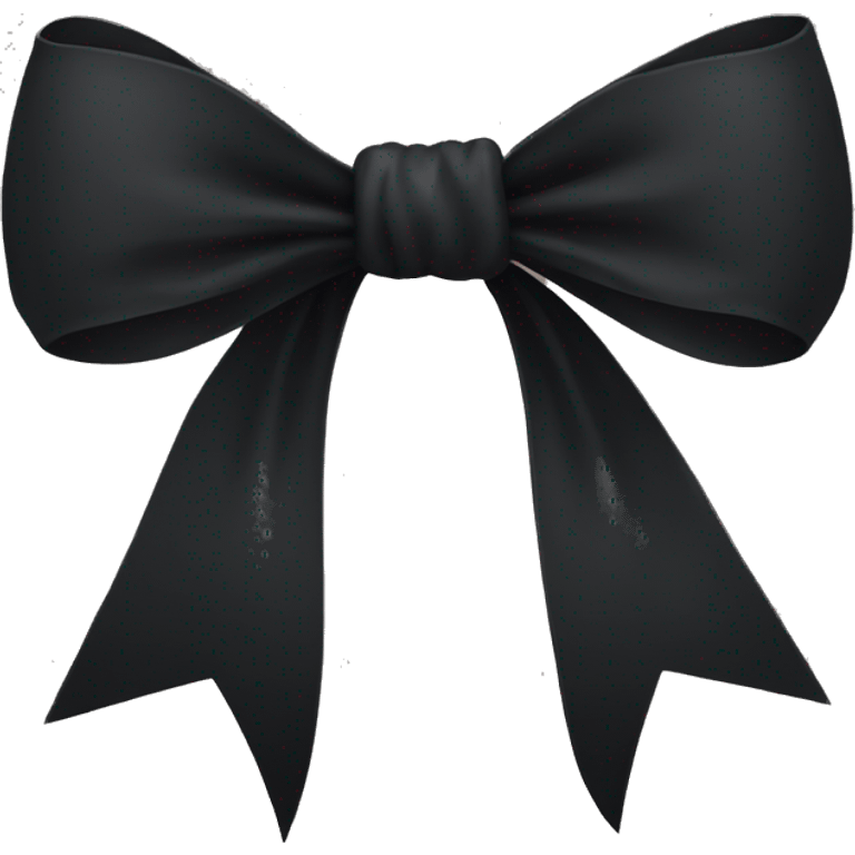 black bow emoji