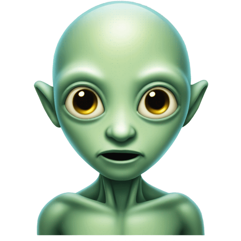 Pregnant alien emoji