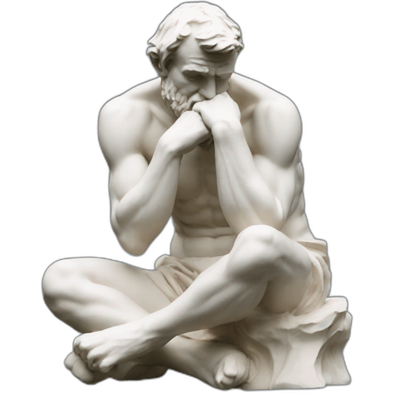 rodin thinker emoji