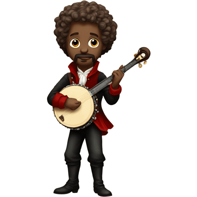 Vivaldi standing Baroque Red old chibi banjo emoji