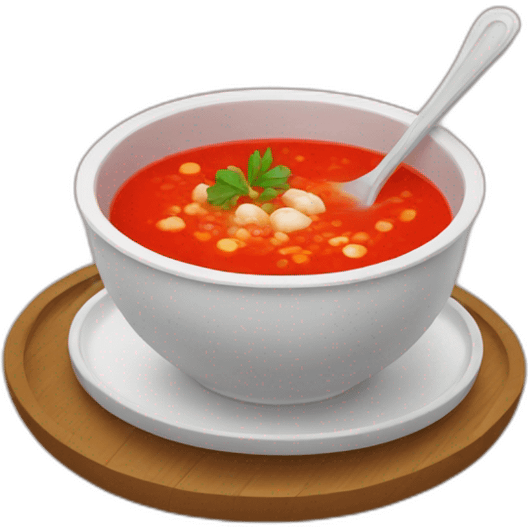 Russian red soup emoji