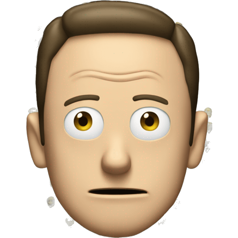 rick and morty,  elon musk emoji